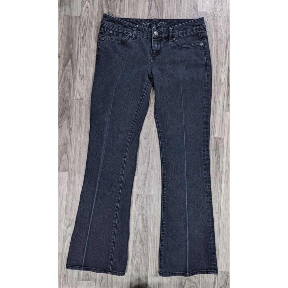 (3/$35)‎ The Limited Denim 678 Size 4 R Bootcut Embroidered Denim Blue Jeans